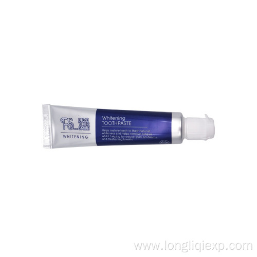 Private Label whitening mini toothpaste for traveling 25ml